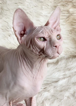 B-Bald Sphynx Logo