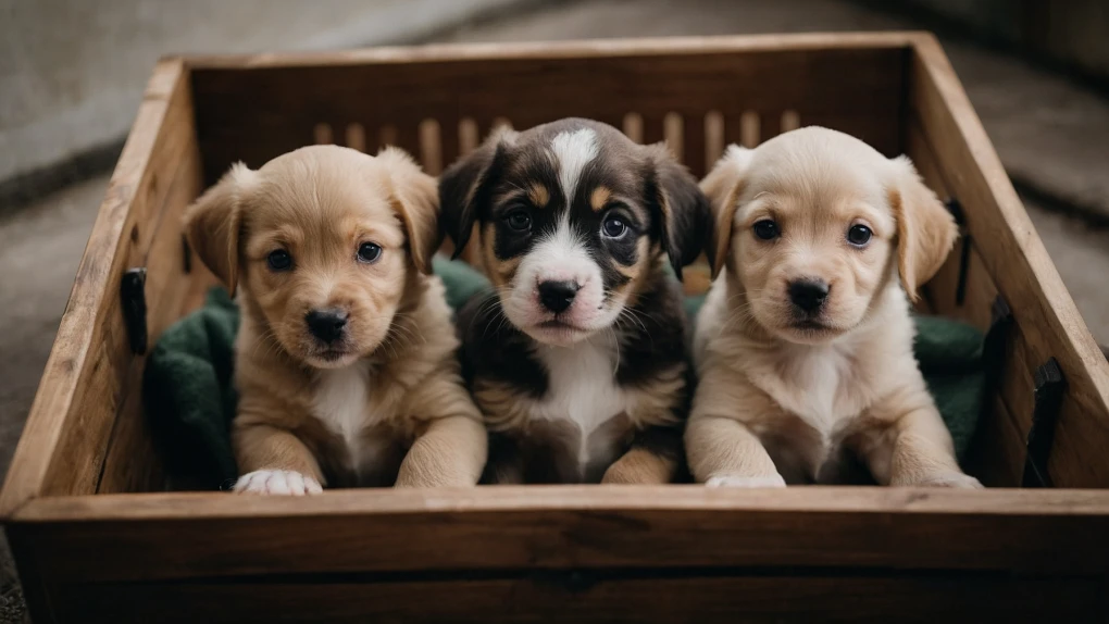 From playful antics to sweet slumbers, discover the enchanting world of puppies and the journey of their growth and exploration.