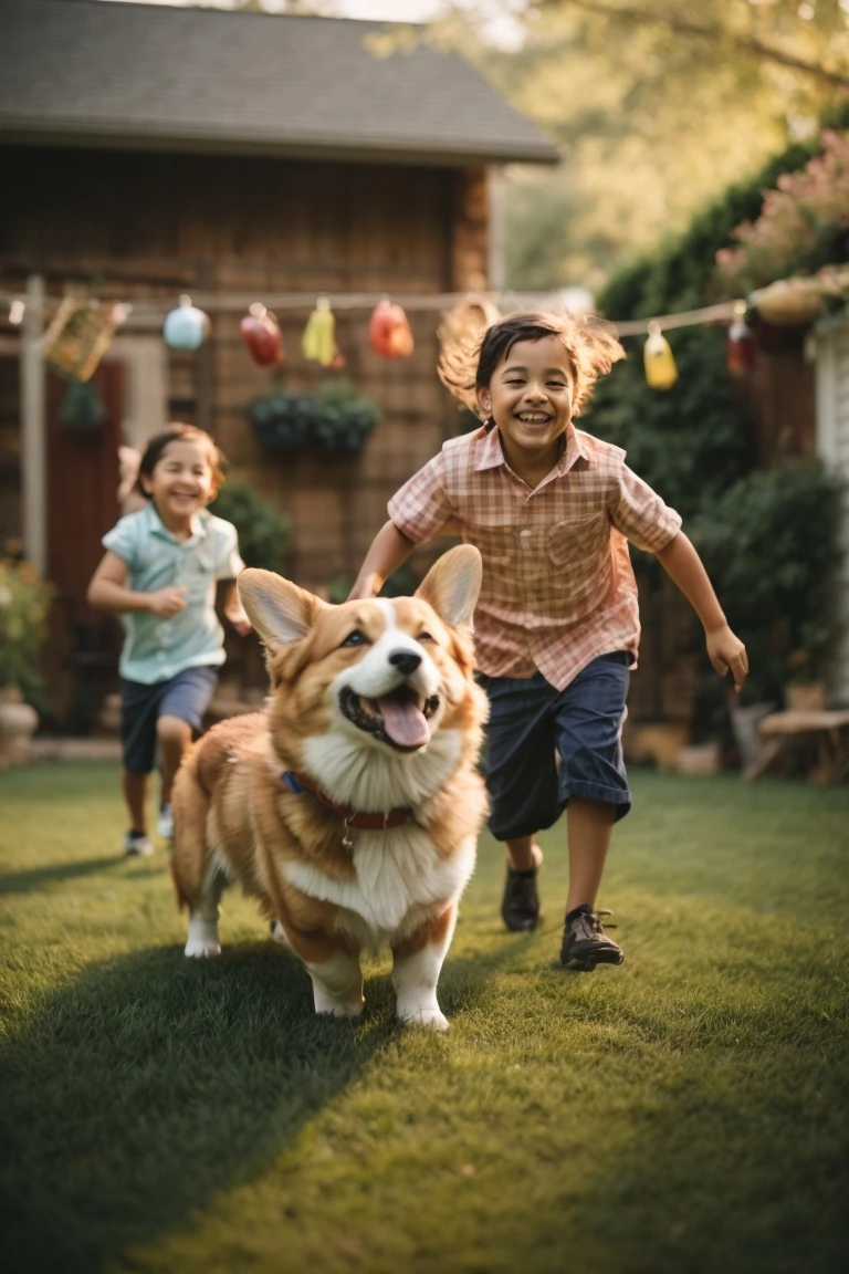 Corgis can be great family dogs when raised with children.