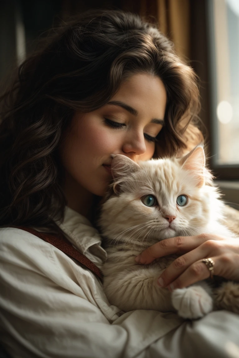 Ragdoll cats are known for being relaxed and enjoying human contact.