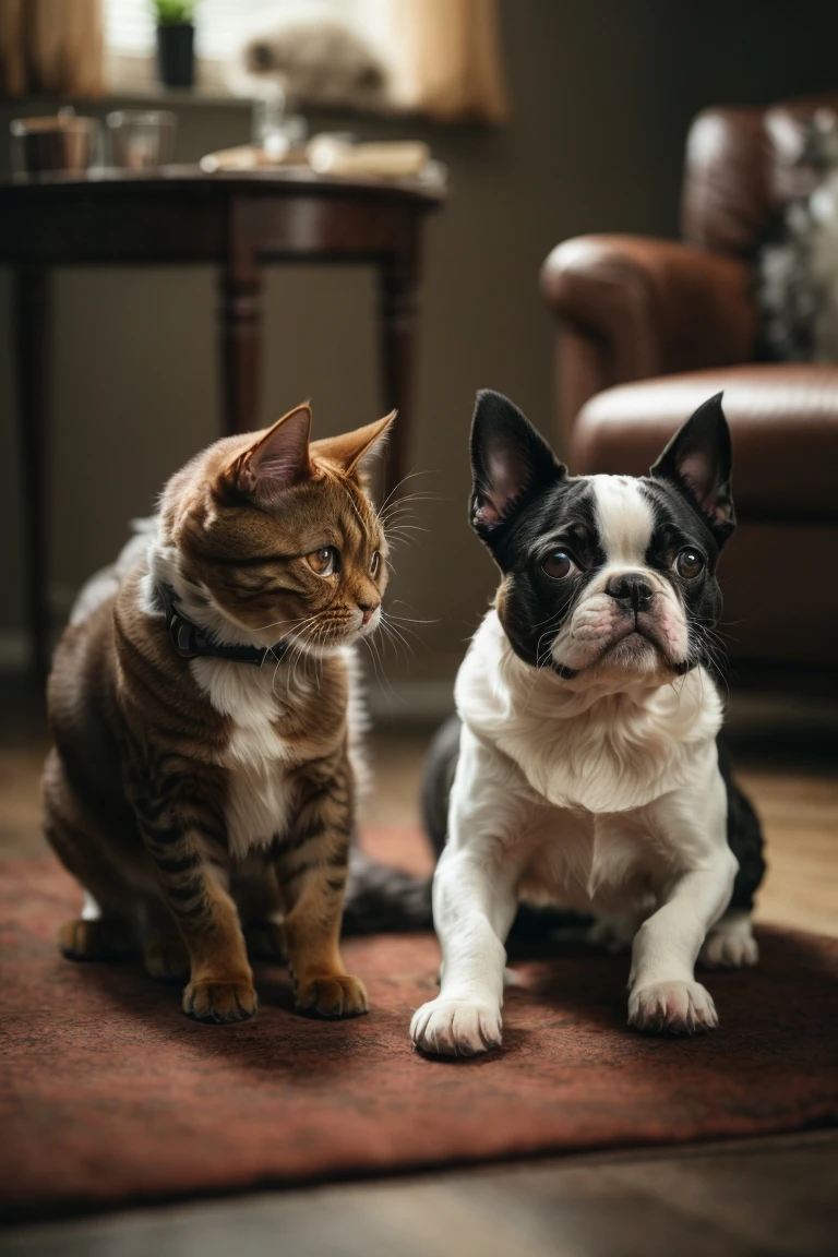 With proper introduction, Scottish Folds and dogs can become the best of friends.