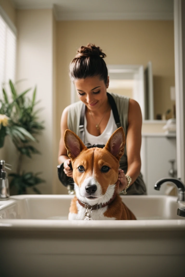 Regular light grooming keeps the Basenji's coat looking its best.