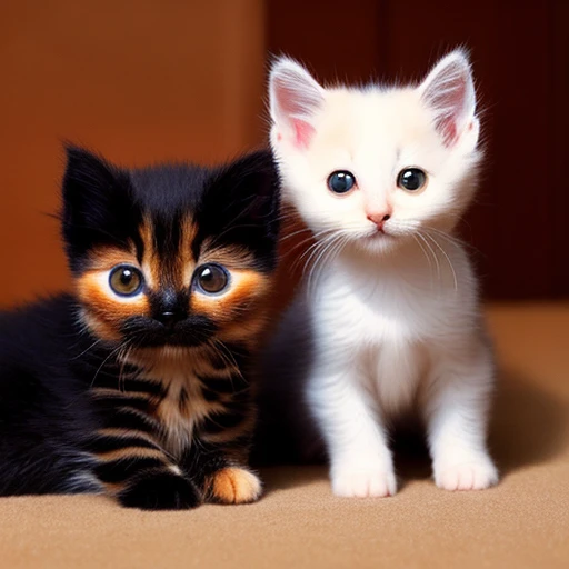 The vibrant and diverse colors of Oriental kittens.