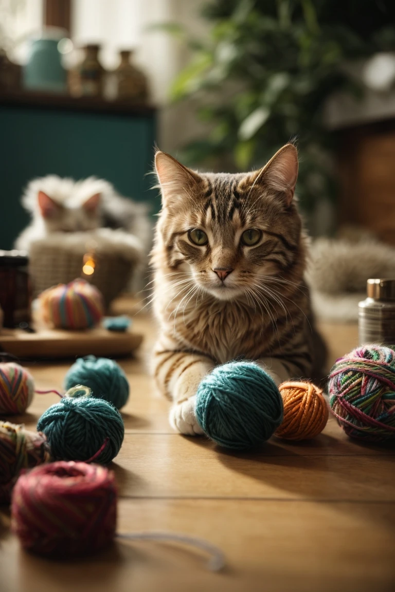 Handcrafted fun for your feline.