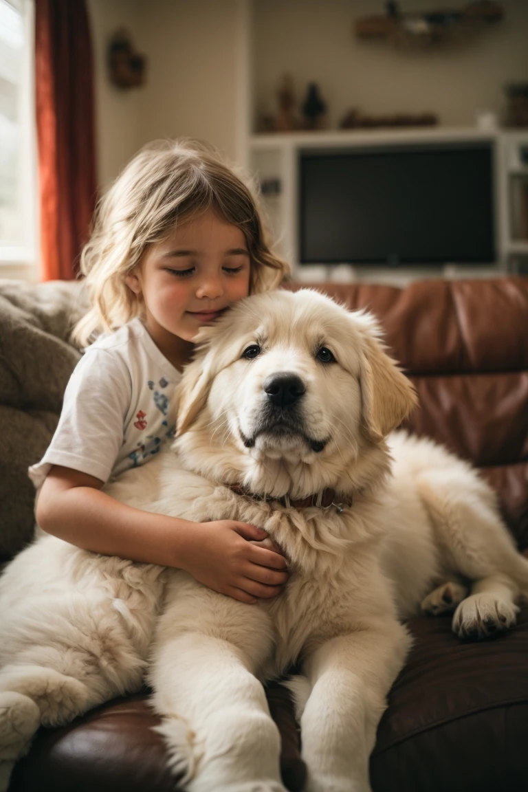 When trained properly, Great Pyrenees can be great loyal gentle family dogs.