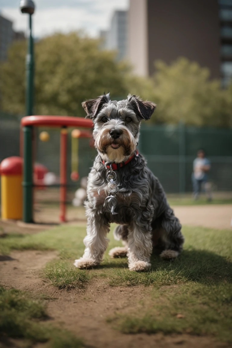 Miniature Schnauzers thrive on plenty of vigorous exercise and trips to the dog park.