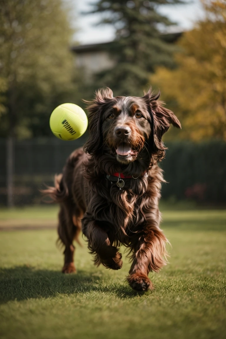 German Longhaired Pointers thrive when exercised vigorously every day.