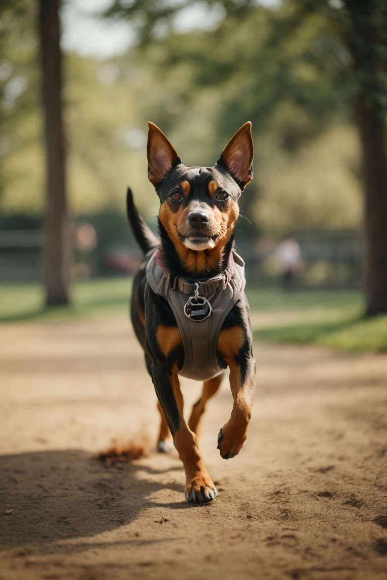 Miniature Pinschers benefit from plenty of energetic activity each day.