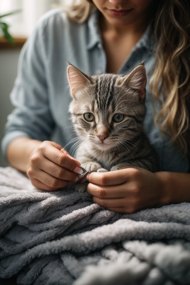 With positive reinforcement and the right technique, clipping your kitten's nails can become a regular, stress-free routine.