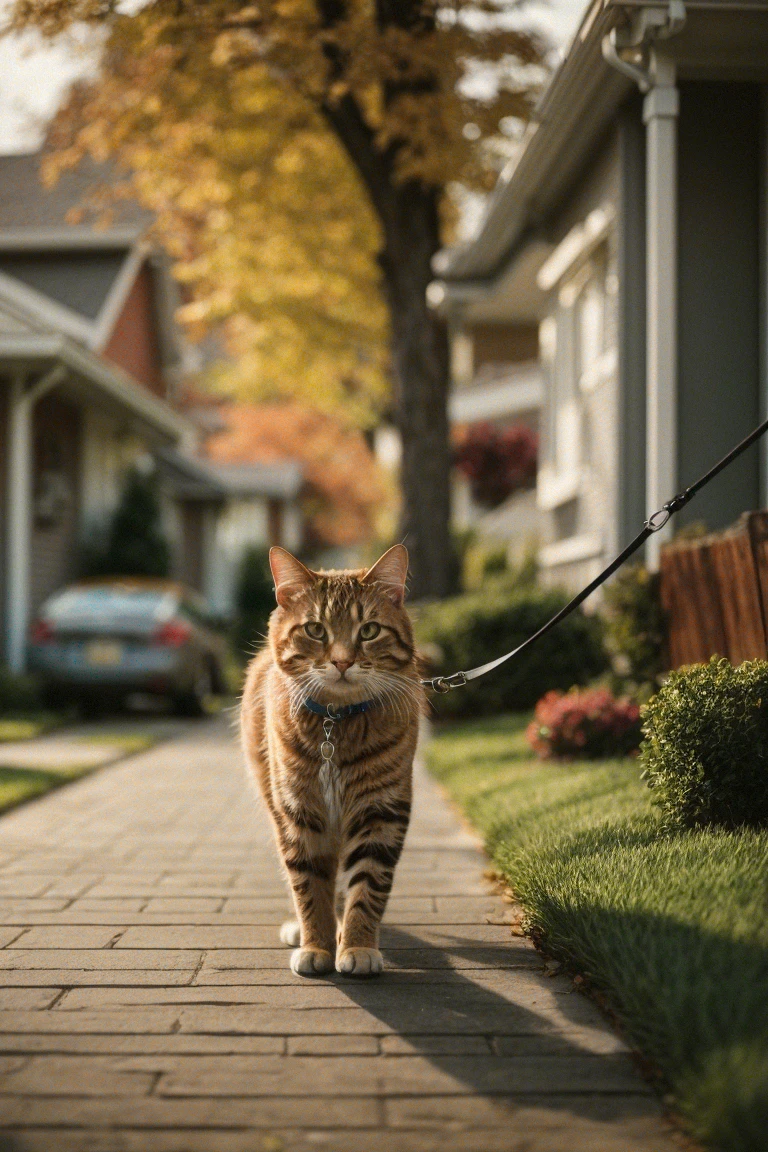 With a little patience and consistency, you can have your cat walking on a leash in no time!