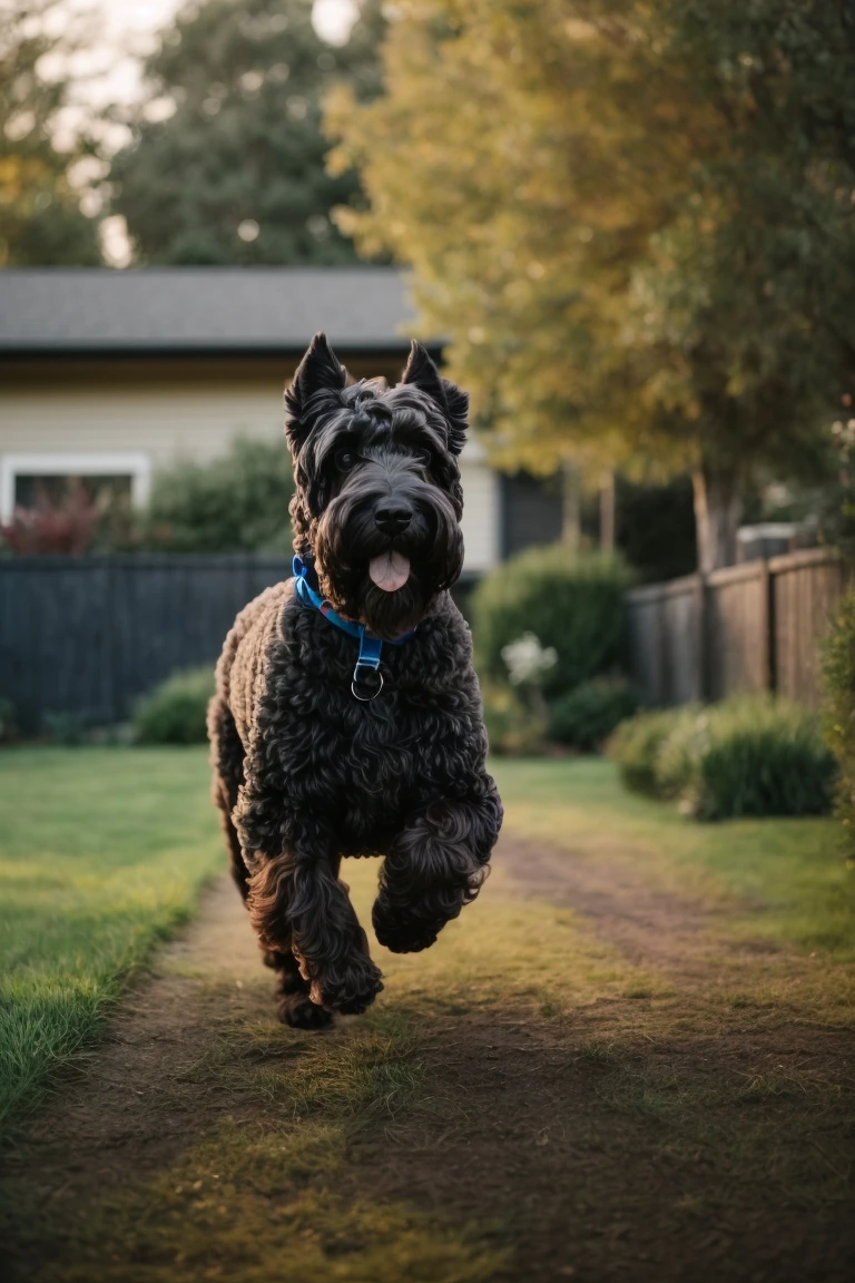 Kerry Blue Terriers require plenty of exercise and robust daily activity.