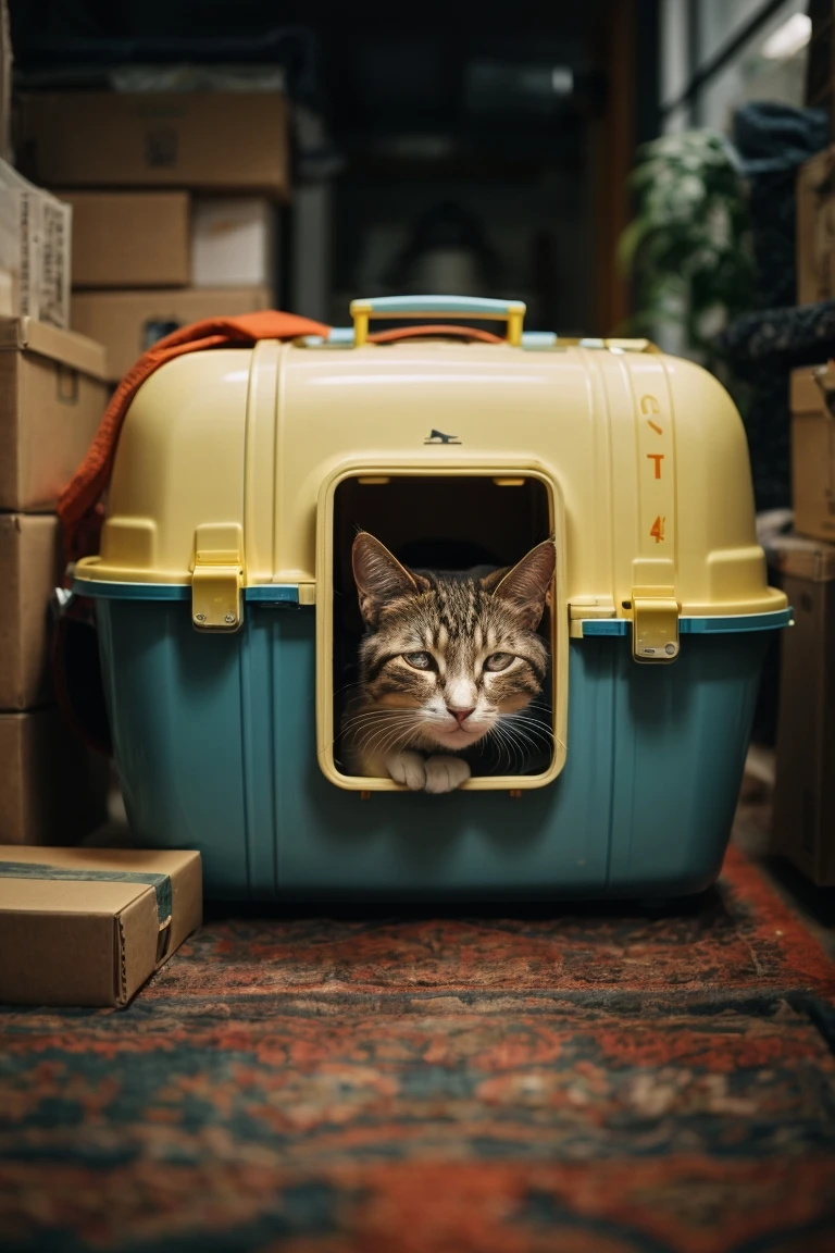 Preparing for a new chapter: moving homes with your feline friend.