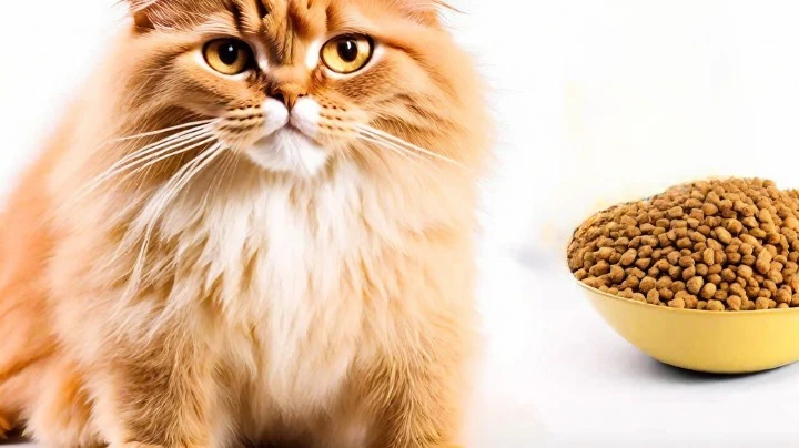 Feed your Persian cat a diet rich in protein with moderate fat. Wet and dry food formulated for Persians keeps them feeling their best.