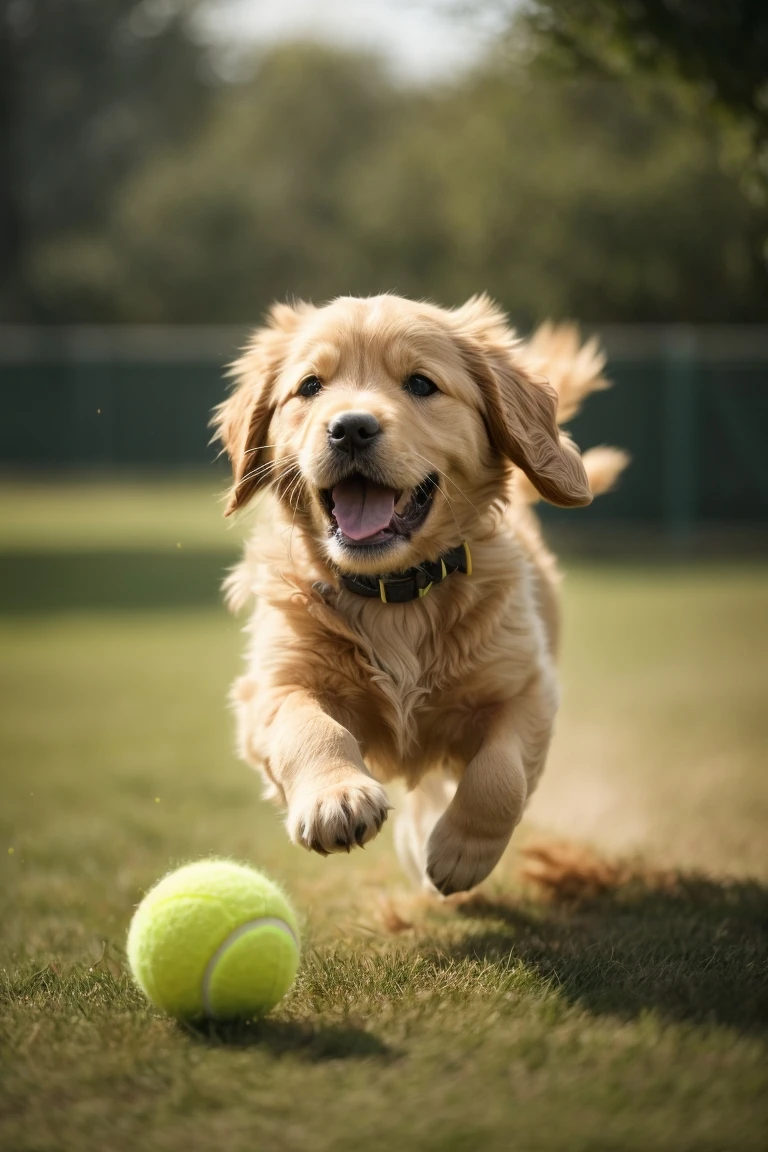 Goldens love to play fetch when taught properly.