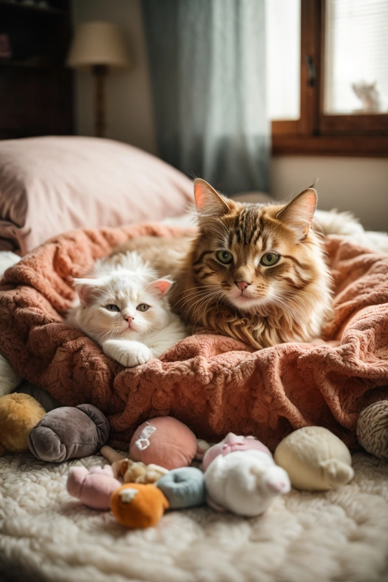 Keeping newborn kittens warm is crucial for their survival and growth. A cozy nest, a gentle heating pad, and the warmth of their mother can help maintain the perfect temperature for these fragile fur-balls.