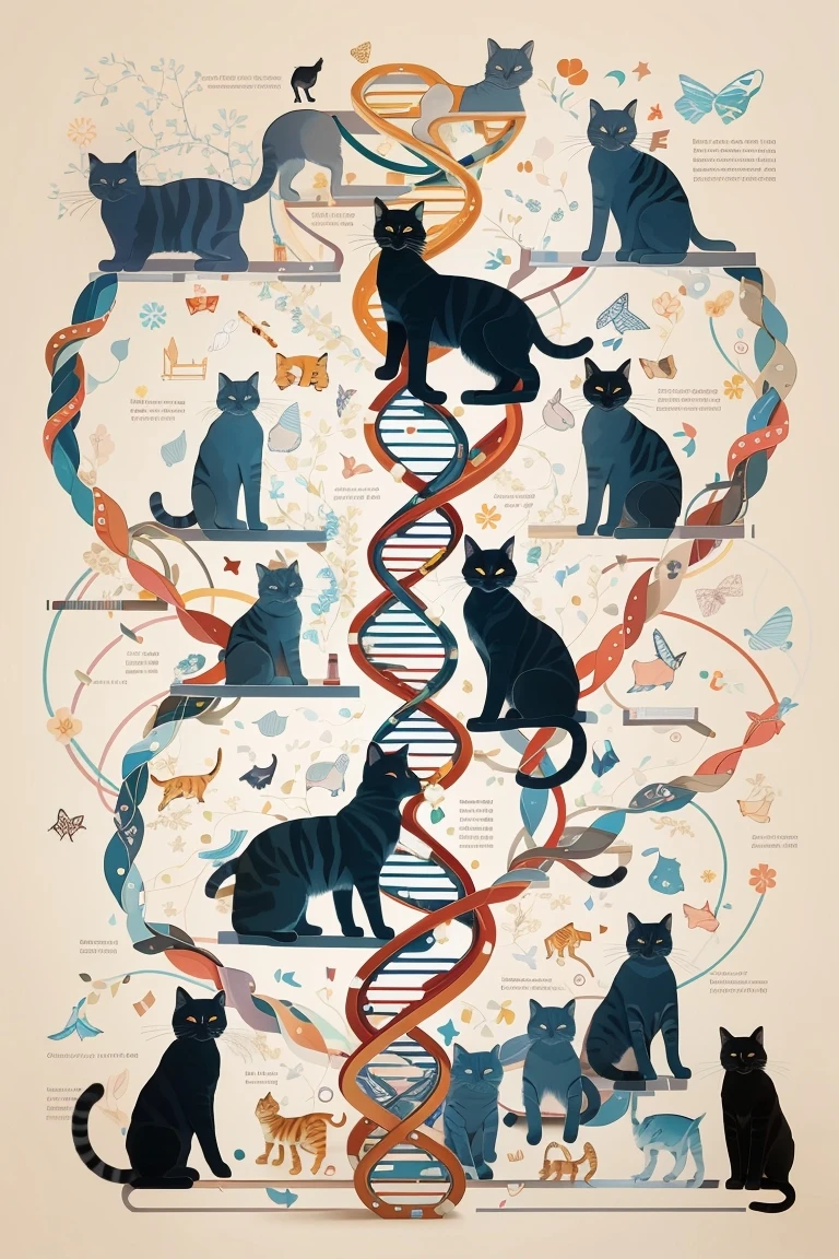 Decoding the genetic tapestry of cats.